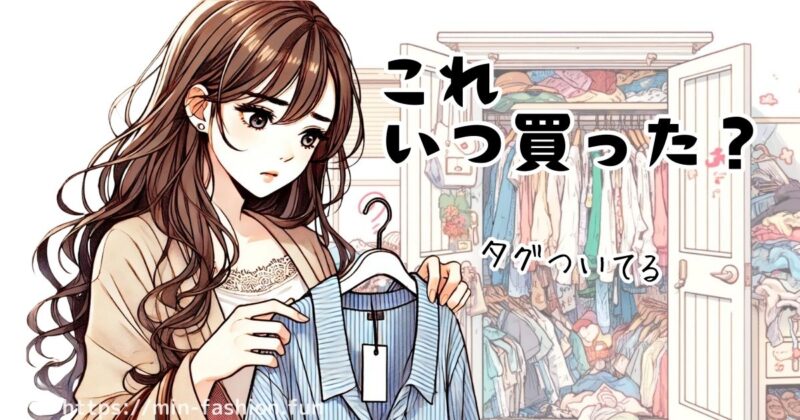 服を買いすぎのリスクのひとつは管理しきれない衣服が増えること