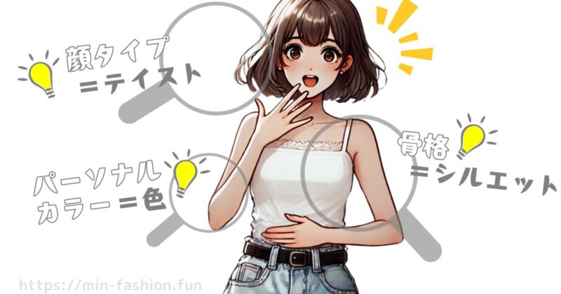 似合う服を知るための診断方法