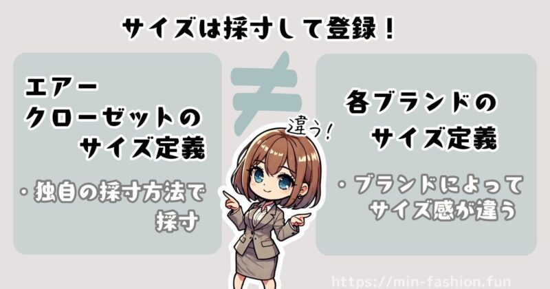 登録サイズの間違い「エアクロサイズ」とは？