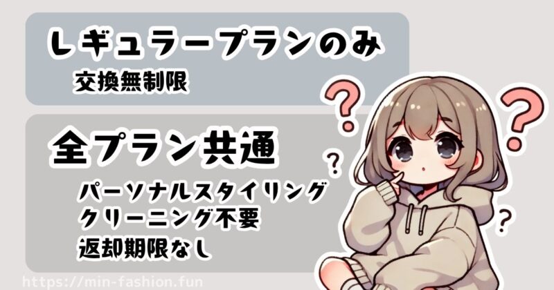 エアークローゼットの料金プラン