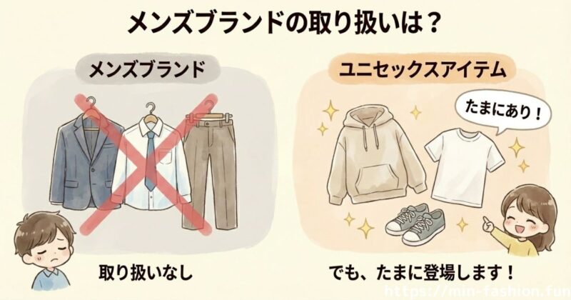 メチャカリにはメンズブランドは現在取り扱いなし【終了情報まとめ】
