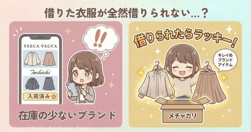 メチャカリで在庫切れ・借りられないと感じるのを防ぐ工夫